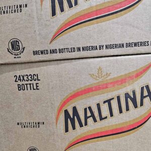 Bottled Maltina drink
